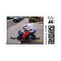 Paris and her Pocket Rocket postage by lisabrass Paris and her Pocket Rocket postage