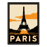 paris, art, deco, retro, poster