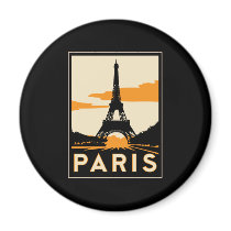 paris art deco retro travel poster magnets by strk3 paris art deco retro travel poster magnets