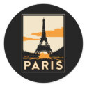 paris art deco retro travel poster stickers by strk3 paris art deco retro travel poster stickers