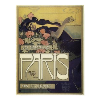 Paris Art Nouveau Poster print