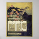 Paris Art Nouveau Poster posters