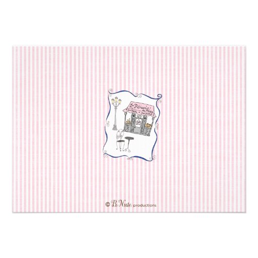 Paris Baby Shower Invitation