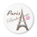 Paris Bachelorette Party Gear Fridge Magnet