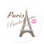 Paris Bachelorette Party Stickers