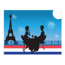 Paris Background Postcards