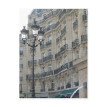 Paris balconies post card