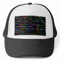 Paris Black Background Hat by SjStevenson Paris Black Background Hat