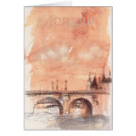 PARIS BONJOUR GREETING CARD