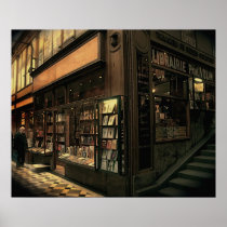 Paris Bookshop Posters