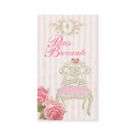 Paris Brocante Business Card profilecard