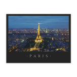 Paris By Night postcard