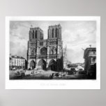 Paris c. 1835 - Notre Dame Posters