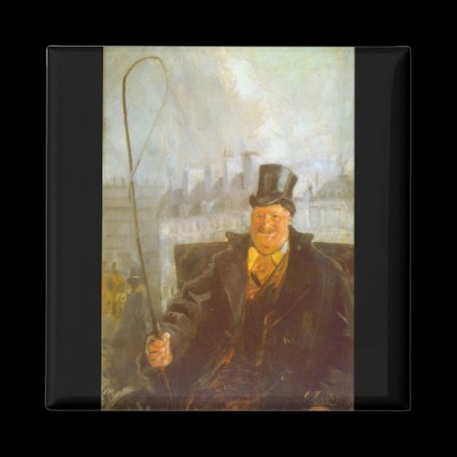 Paris Cab Driver by Christian Krohg Refrigerator Magnets