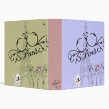 Paris Cafe1.5" Binder