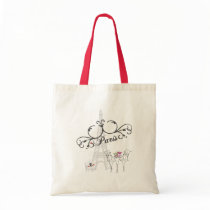 Paris Cafe Tote Bag by myhmdesigns Paris Cafe Tote Bag