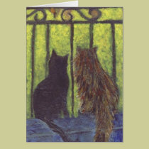 Paris Cats cards by blumoonart Paris Cats cards