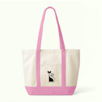Paris Chic Kitty Cat Tote Bag bags