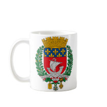 Paris Coat of Arms Mug by FlagTshirts Paris Coat of Arms Mug