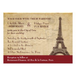 Paris Destination Wedding Invitation