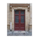 Paris Door Postcard