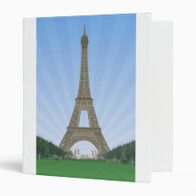 Paris: Eiffel Tower: Custom Binder