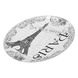 Paris Eiffel Tower French Plate