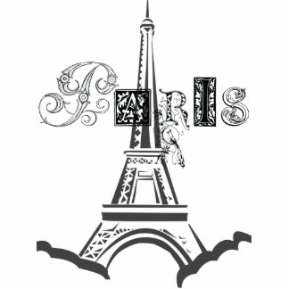 Eiffel Tower Photo Sculptures, Cutouts & Eiffel Tower Cut Outs | Zazzle