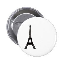 Paris Eiffel Tower Pinback Button