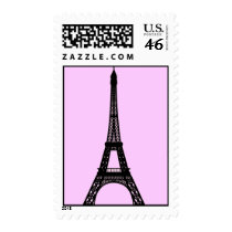 Paris Eiffel Tower Stamp