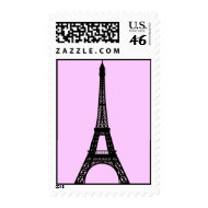 Paris Eiffel Tower stamp