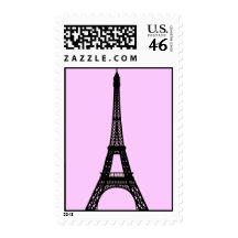 Paris Eiffel Tower Stamp