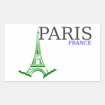Paris eiffel tower sticker