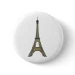Paris: Eiffel Tower: Vector Drawing: Button