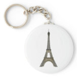 Paris: Eiffel Tower: Vector Drawing: Key Chains