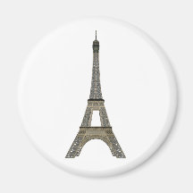 Paris: Eiffel Tower: Vector Drawing: Magnet