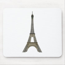 Paris: Eiffel Tower: Vector Drawing: Mouse Mat