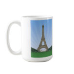 Paris: Eiffel Tower: Vector Drawing: mugs