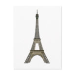 Paris: Eiffel Tower: Vector Drawing: postcards