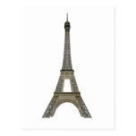 Paris: Eiffel Tower: Vector Drawing: Postcard