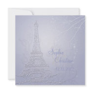 Paris, eiffel tower wedding invitations invitation
