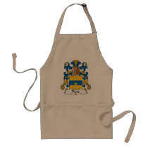 Paris Family Crest aprons by coatsofarms Paris Family Crest aprons