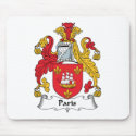 Paris Family Crest mousepads