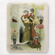Paris Fashions ~ Mousepads Fashion Plate