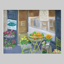 PARIS FLOWER SHOP postcards