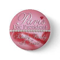 Paris for President buttons