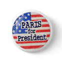 Paris for President buttons