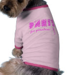 Paris for president! pet clothing