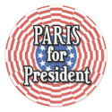 Paris for President stickers