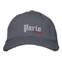 Paris, France Custom Hat embroidered hats